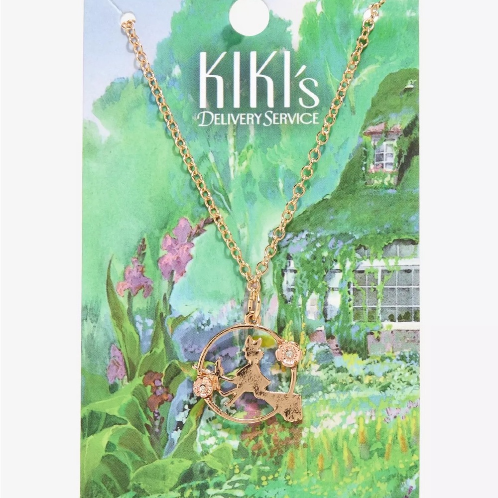 Studio Ghibli Kiki's Delivery Service Kiki Silhouette Necklace Boxlunch